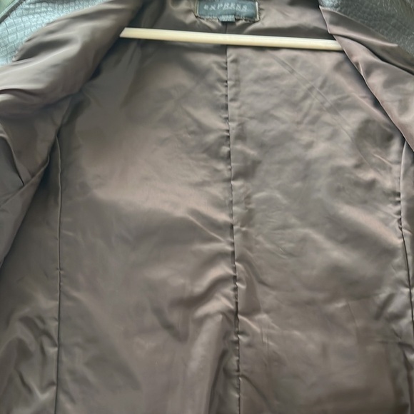 Y2K ALL LEATHER BROWN EXPRESS JACKET - Picture 9 of 10